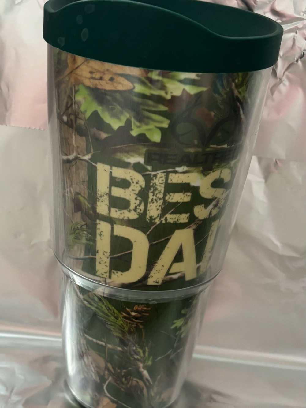 Tervis Dark Green Travel Tumbler with Flip Lid